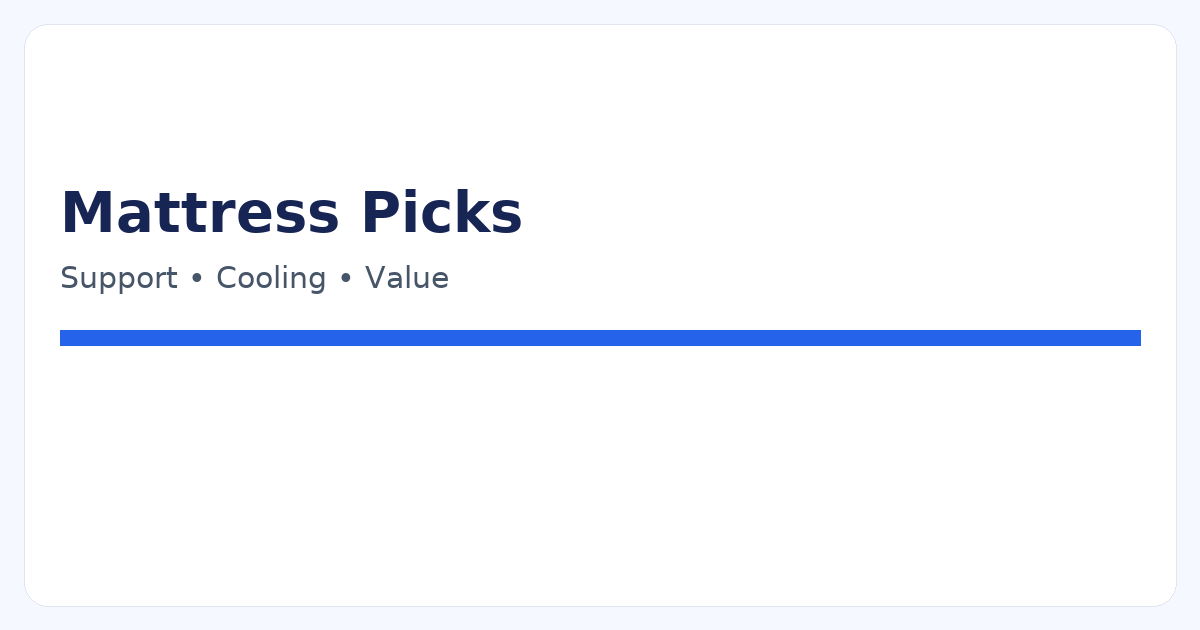 Mattress Guides & Reviews